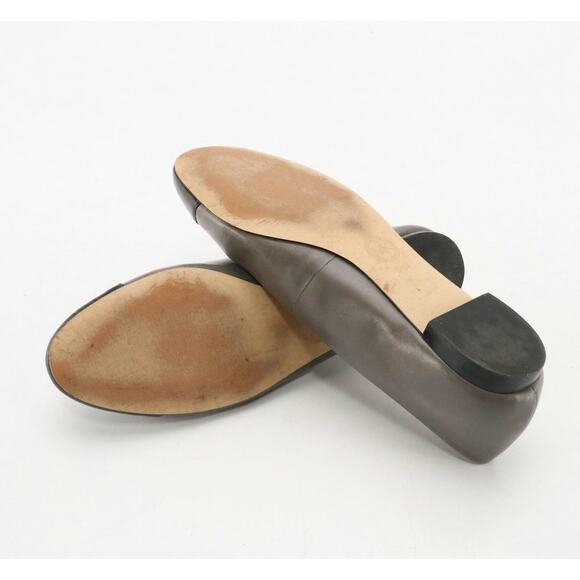 MK Michael Kors Haley Baker Flat metallic logo cap toe MK slip on shoes Size 6.5 - Picture 3 of 5